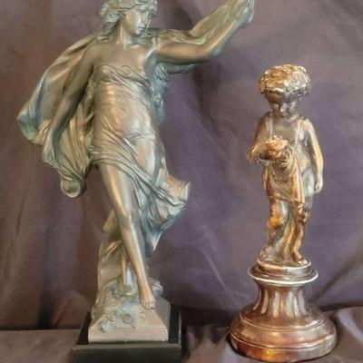 La Grace Austin & Classical Child Sculpture