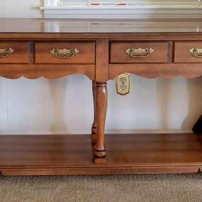 Wood Console Table