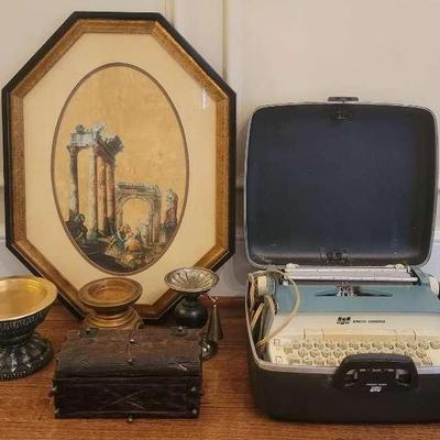 Smith Corona Type Writer And Office Decor