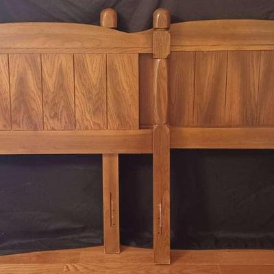 Set Of 2 Wooden, Country Style, Twin Size Headboards