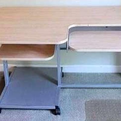 Studio RTA Computer Desk With Side Shelf