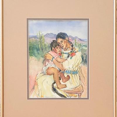 Water Color By T. Schampel, 1983
