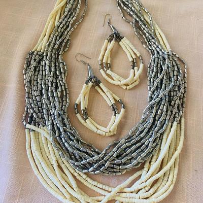 Vintage 10 Strand Necklaces