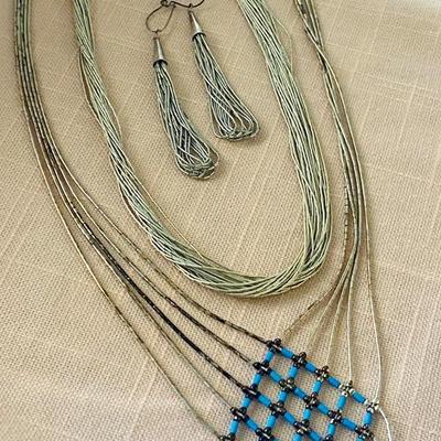 Liquid 5 Strand Necklaces