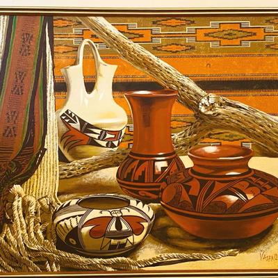Valenzuela Signed Native American Art 