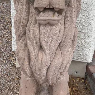 Concrete “Big” Lion Statue # 4 