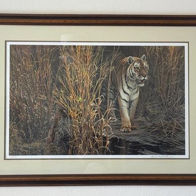 Robert Bateman “Tiger At Dawn” Print Signed & Numbered 