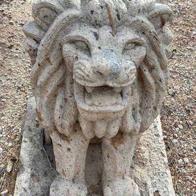 Concrete “Little” Lion Statue # 2 
