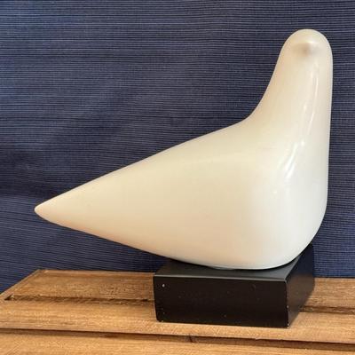 Signed C. Hartwig  Dove Sculpture 