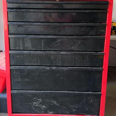 7 Drawer Husky Rolling Tool Chest with Contents