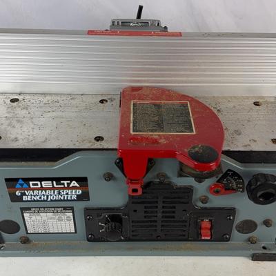 Delta 6” Variable Speed Bench Jointer 