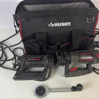 Pair of RotoZips + Husky Storage Bag 