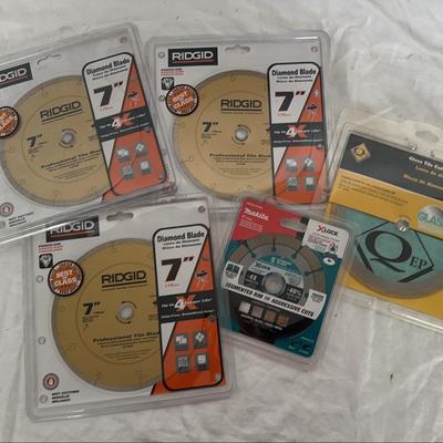 Collection of Tile Saw Blades