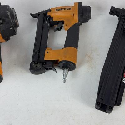 Coil Nailer & Two Staplers