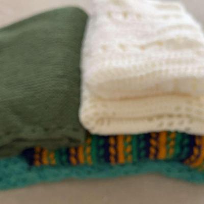 Various Afghan Blankets and Shawls 