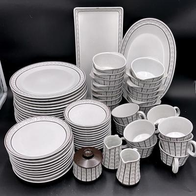 Mid-Century Omega Dot Germany Stoneware Dish Set