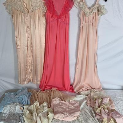 Lot of Vintage Nightgowns and Aprons