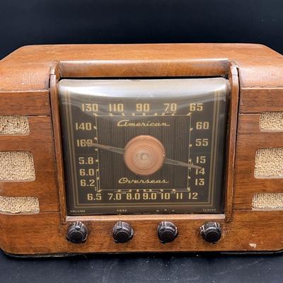 1940's Crosley American Overseas, Two Bands