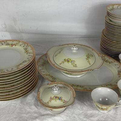 Vintage 63-Piece National China Set – Made in Japan