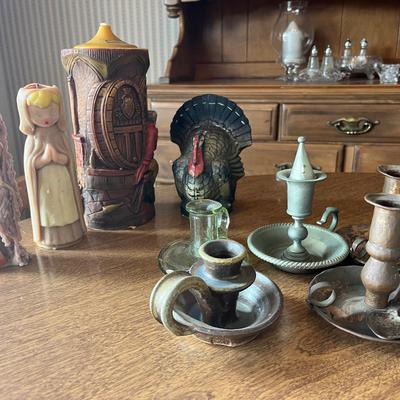Decorative Candle Figurines and Candlestick Holders