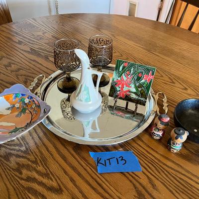 Roseville Vase And Eclectic Collectibles