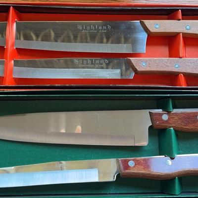 Maxam Steel & Highland Stainless Steel Knives