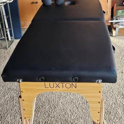 Luxton Massaging Table And Exerciser Ball
