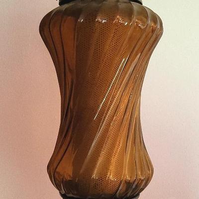 Amber Swag Lamp - Lot 1 (D)