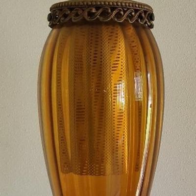 Amber Swag Lamp - Lot 3 (F)