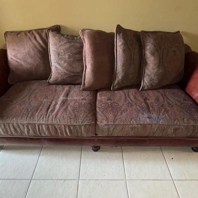 Bernhardt Paisley Sofa