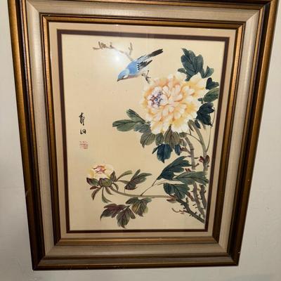 Chinese Watercolor Signed