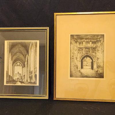 Architectural Etchings