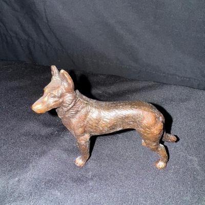 Cast Metal German Shepard