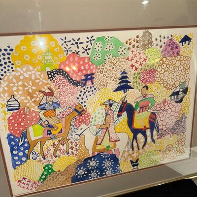 Oriental Design By Marjorie King