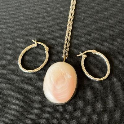 Lovely Light Pink and Sterling