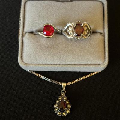 Red and Silver Trio