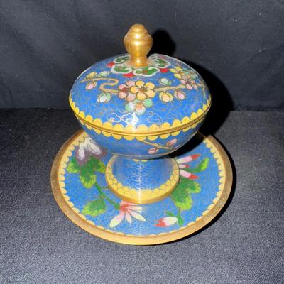 Cloisonné Trinket Box 