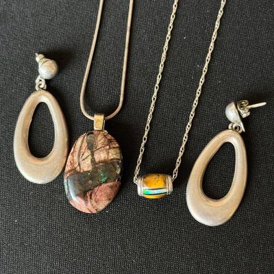 Natural Stone and Silver