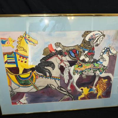 Carousel Animals By Marjorie king 