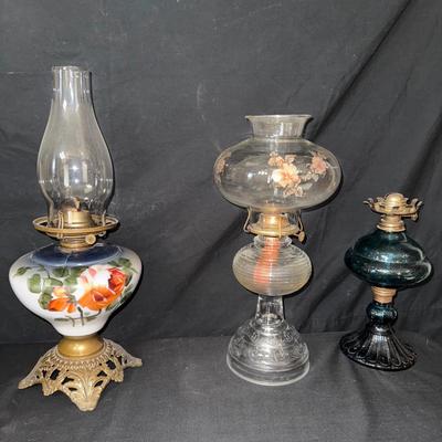 Three Oil Lamps