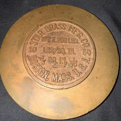 Brass Scale Weight 