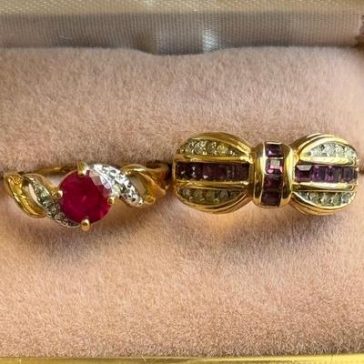 18K G.E. and 14K G.E. 