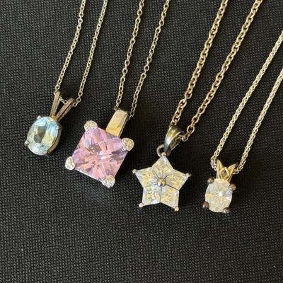 Glimmering Silver Necklaces