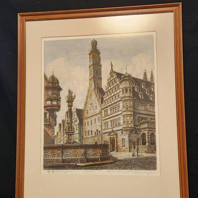 Rothenburg Tauber Signed