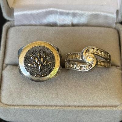 Chunky Silver Rings