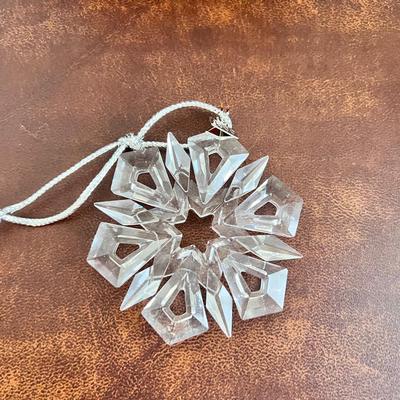 Swarovski Christmas Annual Ornament Snowflake 1999