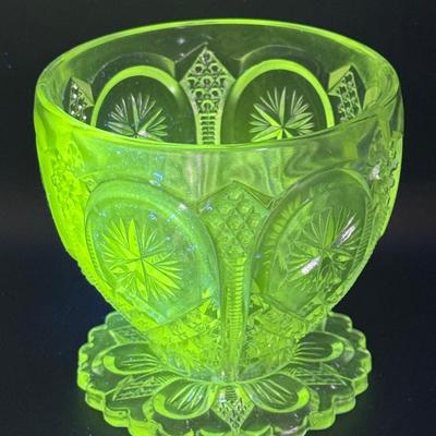 UV Reactive Glass Toothpick Holder 