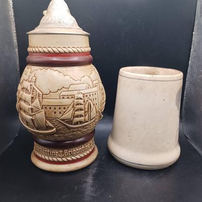 (2) Beer Stein & Mug