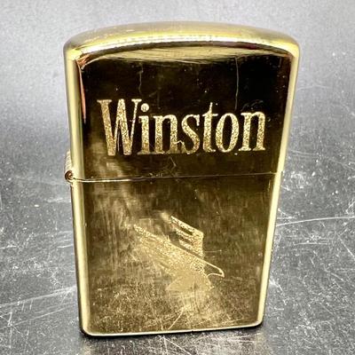 Vintage Golden Winston Lighter