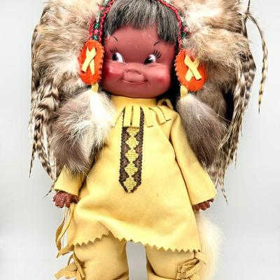 Regal Canada Native North American Inuit baby doll from the 1960s